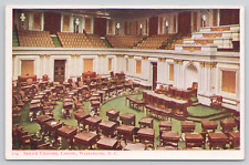 Washington DC Capitol Senate Chamber White Border Postcard picture