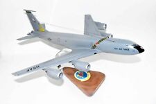 171st Air Refueling Squadron KC-135 Model, 1/90th scale, Mahogany, Aerial picture