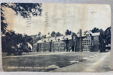 Simsbury High School, Simsbury Connecticut CT c1938 Postcard picture