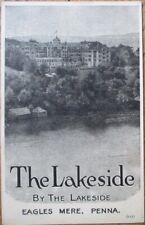 Eagles Mere, PA 1925 Postcard, The Lakeside, Pennsylvania Penn picture