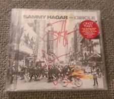 SAMMY HAGAR+MICHAEL ANTHONY SIGNED CD CRAZY TIMES SEALED VAN HALEN CIRCLE WOW B picture