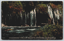 Postcard Mossbrae Falls, Sacramento Canyon, Shasta Springs, California Unposted picture