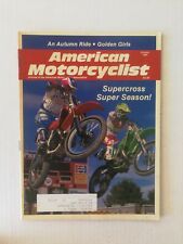 American Motorcyclist Magazine October 1990 - Jeff Stanton Supercross - J picture