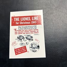 Jb26 Lionel Legendary Trains 1997 Duocards #33 Knuckle Coupler Christmas 1945 picture