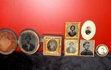 Seven Dollhouse size, mostly Tintype images of various subjects picture