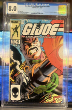 G.I. JOE A REAL AMERICAN HERO 40 10/85 CGC 8.0 WHITE PAGES 1ST SHIPWRECK BARBECU picture