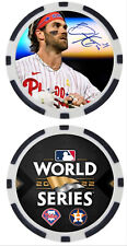 BRYCE HARPER - PHILLIES - 2022 WORLD SERIES --- POKER CHIP ***SIGNED*** picture