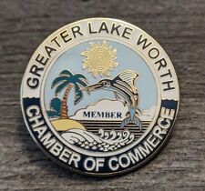 Greater Lake Worth Beach, Florida Chamber Of Commerce Member Lapel Pin picture