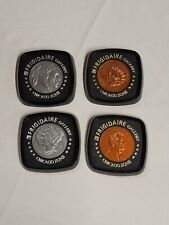 Rare Coins Frigidaire Gallery Chicago Zone Coaster Set of 4 - Vintage 80s  picture