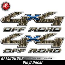 Camouflage Blue 4x4 Truck Archery Hunting Decal Set for Ford F-250 Pickup picture