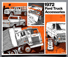1972 FORD FACTORY TRUCK ACCESSORIES PARTS BROCHURE CATALOG ~ 8 PAGES picture