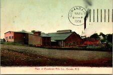 Vtg Postcard 1908 Arcade NY New York - Plant of Powdered Milk Co Merrell-Soul picture