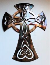 Celtic Ornamental Cross - Metal Wall Art - Copper 13