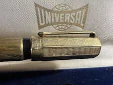 Universal Pen Fountain Pen Plated Gold 18 Carat Antique Pen Retractable picture
