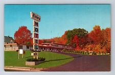 Holyoke MA-Massachusetts, Riviera Motel Advertising, Vintage Postcard picture