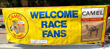 Vintage 1978 Camel Pro Banner Welcome Race Fans RJ Reynolds Tobacco 118