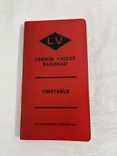 Lehigh Valley Railroad Timetable 1975 Plastic Cover picture