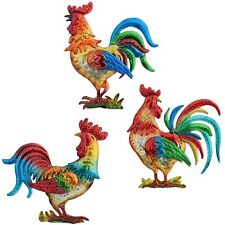 VinSees Metal Rooster Wall Art Decor, Rooster Kitchen Decor, Metal Chicken Kitch picture