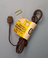 Tested 2-Prong Polarized 6' Cheater Power Cord - Old TV, Stereo picture