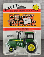 John Deere Tractor w/ Cab 1/64 Ertl Toy #5509 Die Cast Metal picture