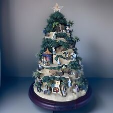 Thomas Kinkade Christmas Tree Manger Glory to The Newborn King Hawthorne Village picture