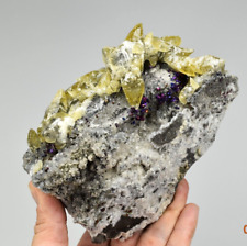 Calcite, Chalcopyrite, Quartz, Dolomite - Casteel Mine, Iron Co., Missouri picture