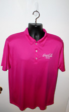Coca-Cola Spiced Embroidered Purple Polo Shirt - Men's Large picture