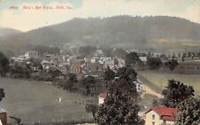 Polk PA-Pennsylvania Bird's Eye View 1914 Postcard 7705 picture