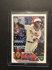 2023 RARE Topps Holiday Bryce Harper SP Santa Hat Image Variation Phillies picture