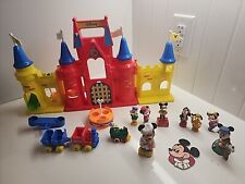 Vintage Disney Toy Lot - Castle, Train, Mickey, Disneyland, Goofy, Minnie picture