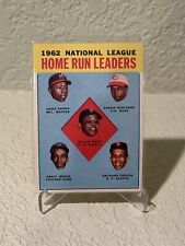 1963 Topps - League Leaders #3 Willie Mays, Hank Aaron, Frank Robinson picture