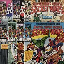 Marvel Super-Heroes Secret Wars #1 2 3 4 5 6 & 7 (Marvel) Lot Of 7 Comics picture
