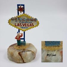 2000 Ron Lee Welcome To  Fabulous Las Vegas Sign Signed Figurine Statue SFR0LV89 picture