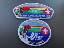 BSA, 2007 80th Anniversary Ten Mile River Scout Camps Set, GNYC picture