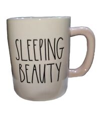 Disney Princess Rae Dunn Mug Coffee Tea Cup SLEEPING BEAUTY Pink Handle 16 Oz picture