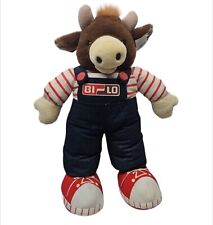 Vintage Bi-Lo Grocery Store Bull Mascot Plush Advertising 22” Made in USA Tags picture