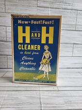 Antique H and H Cleaner Box Soap Advertising Sealed Box picture