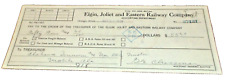SEPTEMBER 1938 EJ&E ELGIN JOLIET AND EASTERN COMPANY CHECK #27121 picture