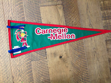 1970's  CARNEGIE-MELON UNIVERSITY Pennant     The Tartans of Pittsburgh, PA picture