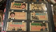 1964 Topps Beatles Plak 18 diff VERY GOOD perforated not inserted $40 ea picture