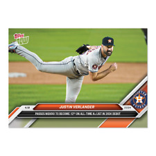 2024 Topps Now MLB #97 Justin Verlander Houston Astros - Presale picture