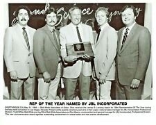 JBL Incorporated 1984 Press Photo 8x10 Sales Award Bob White Las Vegas NV  P30c picture