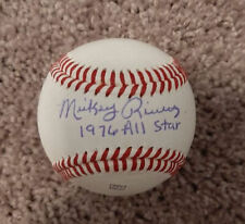 Mickey Rivers Signed Autographed Baseball - MLB NY Yankees 1976 AS - w/COA picture