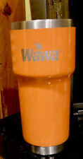 Wawa 20 oz Stainless Tumbler Travel Coffee Mug Orange.  no top picture