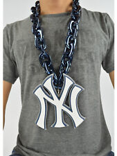 New MLB New York Yankees Navy Blue Fan Chain Necklace Foam picture