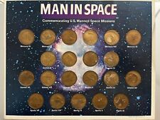 RARE 1961-1969 Bronze MAN IN SPACE Coin Collection picture