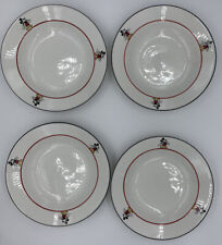 Vintage Gabbay Disney Mickey & Co Ceramic Bowls Set Of 4 Mickey Mouse Dinnerware picture