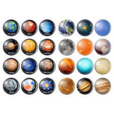 12-Piece Planet Fridge Magnets Solar System Round Refrigerator Magnets picture