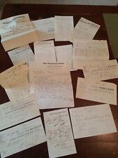 1858-1872 Lot of Papers Letters Bills from John Sise Portsmouth N.H. N.Y. Civil  picture