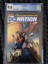 DC Nation 0 CGC 9.8 DC Comics 7/18 Key 1:100 Retailer Incentive Superman Variant picture